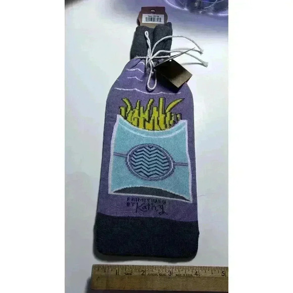 Wine Bottle Sock Bag Cover Primitives by Kathy - "funny wine socks" GIFT - Picture 6 of 6